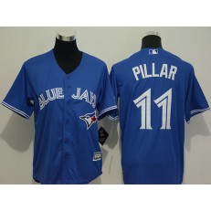 MLB Toronto Blue Jays 11 Kevin Pillar Blue Alternate Stitched Baseball Youth Jersey
