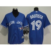 MLB Toronto Blue Jays 19 Jose Bautista Blue Alternate Stitched Baseball Youth Jersey
