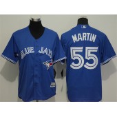 MLB Toronto Blue Jays 55 Russell Martin Blue Alternate Stitched Baseball Youth Jersey