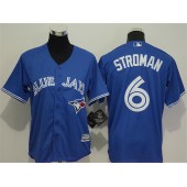 MLB Toronto Blue Jays 6 Marcus Stroman Blue Alternate Stitched Baseball Youth Jersey