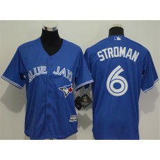 MLB Toronto Blue Jays 6 Marcus Stroman Blue Alternate Stitched Baseball Youth Jersey