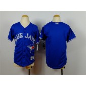 MLB Toronto Blue Jays Blank Alternate Blue 2015 Cool Base Youth Jersey