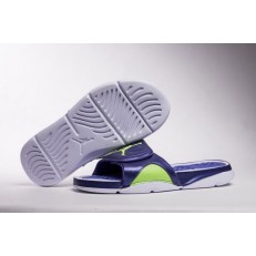 AIR JORDAN HYDRO 4 WHITE BLUE PURPLE GREEN 705163-012