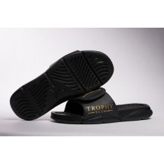 AIR JORDAN HYDRO 5 BLACK MTLC GOLD 820257-136