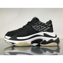 BALENCIAGA 17FW TRIPLE S BLACK SILVER 483561W06E11012