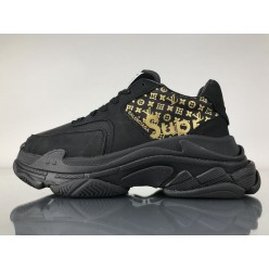 SUP X LV X BALENCIAGA TRIPLE S BLACK GOLD 483557W06E11008