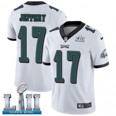Men's Nike Philadelphia Eagels Super Bowl LII 17 Alshon Jeffery White NFL Jersey