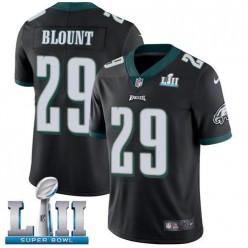 Men's Nike Philadelphia Eagels Super Bowl LII 29 LeGarrette Blount Black Alternate NFL Jersey