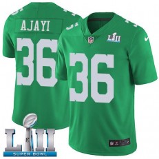 Men's Nike Philadelphia Eagels Super Bowl LII 36 Jay Ajayi Green NFL Jersey