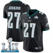 Youth Nike Philadelphia Eagels Super Bowl LII 27 Malcolm Jenkins Black Alternate NFL Jersey