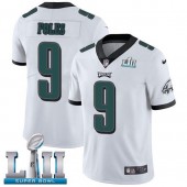 Youth Nike Philadelphia Eagels Super Bowl LII 9 Nick Foles White NFL Jersey