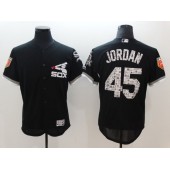 MLB Chicago White Sox 45 Michael Jordan Black 2018 Spring Training Authentic Flex Base Stitched Men Jersey