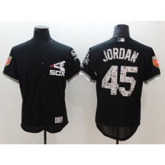 MLB Chicago White Sox 45 Michael Jordan Black 2018 Spring Training Authentic Flex Base Stitched Men Jersey