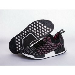 ADIDAS NMD R1 STLT PK BLACK GREY PINK STRAP CQ2386