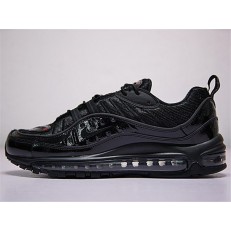 NIKE AIR MAX 98 X SUPREME TRIPLE BLACK 844694-001