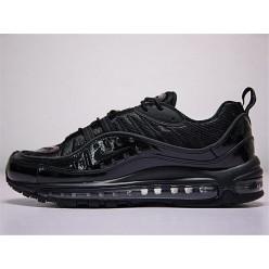 NIKE AIR MAX 98 X SUPREME TRIPLE BLACK 844694-001