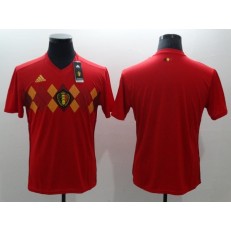 Belgium Home 2018 FIFA World Cup Thailand Soccer Men Jersey