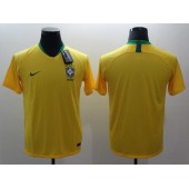 Brazil Home 2018 FIFA World Cup Thailand Soccer Men Jersey