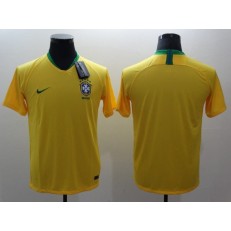 Brazil Home 2018 FIFA World Cup Thailand Soccer Men Jersey