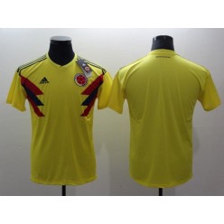Colombia Home 2018 FIFA World Cup Thailand Soccer Men Jersey