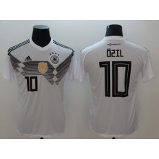 Germany 10 OZIL Home 2018 FIFA World Cup Thailand Soccer Men Jersey