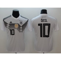 Germany 10 OZIL Home 2018 FIFA World Cup Thailand Soccer Men Jersey