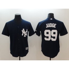 MLB New York Yankees 99 Aaron Judge Navy Blue Cool Base Men Jersey