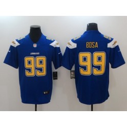 Men Nike Los Angeles Chargers 99 Joey Bosa Blue Rush Limited NFL Jersey
