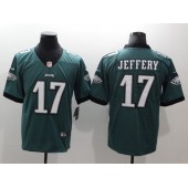 Men Nike Philadelphia Eagles 17 Alshon Jeffery Midnight Green Vapor Untouchable Limited NFL Jersey