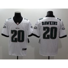 Men Nike Philadelphia Eagles 20 Brian Dawkins White Vapor Untouchable Limited NFL Jersey