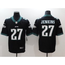 Men Nike Philadelphia Eagles 27 Malcolm Jenkins Black Vapor Untouchable Limited NFL Jersey