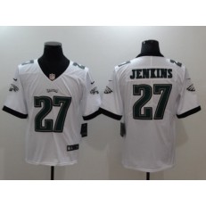 Men Nike Philadelphia Eagles 27 Malcolm Jenkins White Vapor Untouchable Limited NFL Jersey