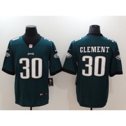 Men Nike Philadelphia Eagles 30 Corey Clement Midnight Green Vapor Untouchable Limited NFL Jersey