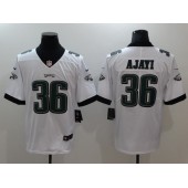 Men Nike Philadelphia Eagles 36 Jay Ajayi White Vapor Untouchable Limited NFL Jersey