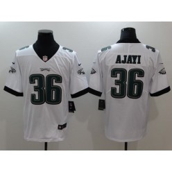 Men Nike Philadelphia Eagles 36 Jay Ajayi White Vapor Untouchable Limited NFL Jersey