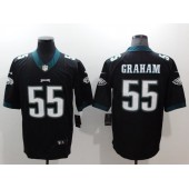 Men Nike Philadelphia Eagles 55 Brandon Graham Black Vapor Untouchable Limited NFL Jersey