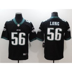 Men Nike Philadelphia Eagles 56 Chris Long Black Vapor Untouchable Limited NFL Jersey