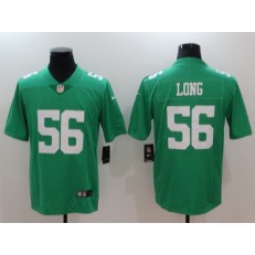 Men Nike Philadelphia Eagles 56 Chris Long Green Vapor Untouchable Limited NFL Jersey