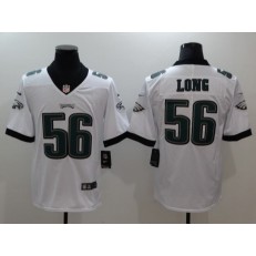 Men Nike Philadelphia Eagles 56 Chris Long White Vapor Untouchable Limited NFL Jersey