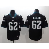 Men Nike Philadelphia Eagles 62 Jason Kelce Black Vapor Untouchable Limited NFL Jersey