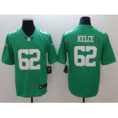 Men Nike Philadelphia Eagles 62 Jason Kelce Green Vapor Untouchable Limited NFL Jersey