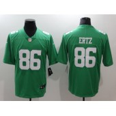 Men Nike Philadelphia Eagles 86 Zach Ertz Green Vapor Untouchable Limited NFL Jersey