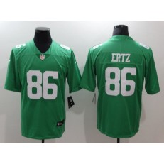 Men Nike Philadelphia Eagles 86 Zach Ertz Green Vapor Untouchable Limited NFL Jersey