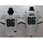 Men Nike Philadelphia Eagles 86 Zach Ertz White Vapor Untouchable Limited NFL Jersey