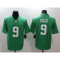 Men Nike Philadelphia Eagles 9 Nick Foles Green Vapor Untouchable Limited NFL Jersey