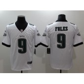 Men Nike Philadelphia Eagles 9 Nick Foles White Vapor Untouchable Limited NFL Jersey