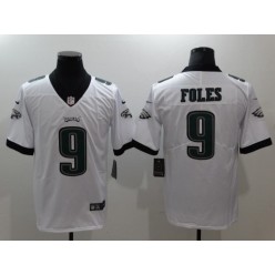 Men Nike Philadelphia Eagles 9 Nick Foles White Vapor Untouchable Limited NFL Jersey
