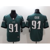 Men Nike Philadelphia Eagles 91 Fletcher Cox Midnight Green Vapor Untouchable Limited NFL Jersey