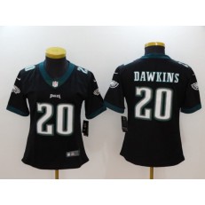 Women Nike Philadelphia Eagles 20 Brian Dawkins Black Vapor Untouchable Limited NFL Jersey