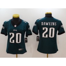 Women Nike Philadelphia Eagles 20 Brian Dawkins Midnight Green Vapor Untouchable Limited NFL Jersey